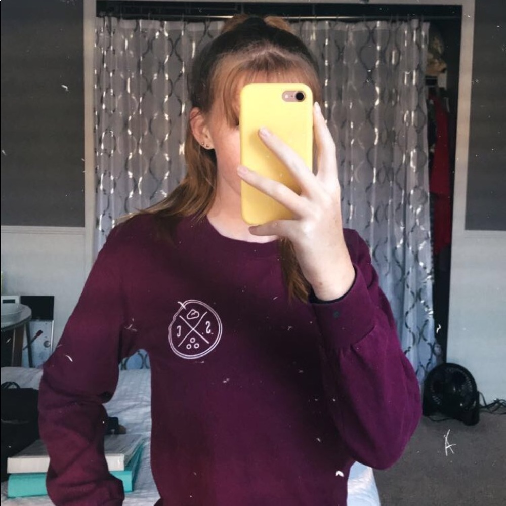 sandcloud whale maroon long sleeve